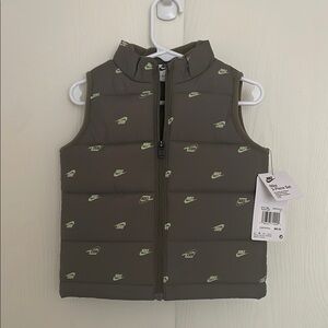 Nike Kids Olive Puffer Vest